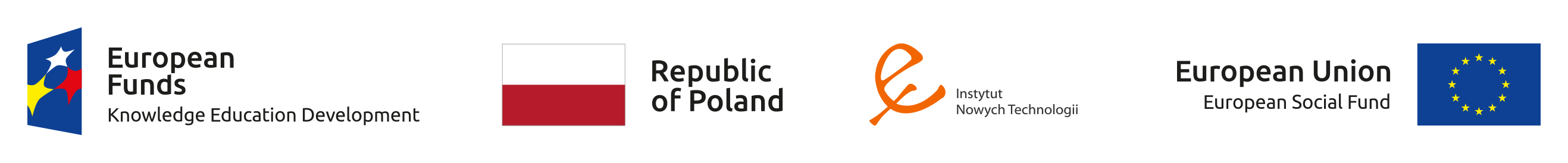 Fundusze Europejskie Wiedza Edukacja Rozwój; Rzeczpospolita Polska; Instytut Nowych Technologii; Unia Europejska - Europejski Fundusz Społeczny